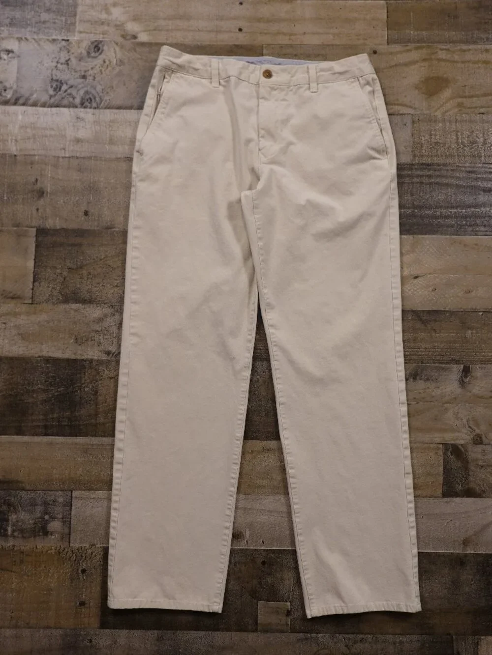 Bonobos Straight Fit Chino Pants Men’s 32x32 Light Khaki Beige Stretch Casual